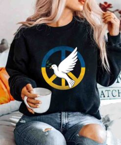 Peace In Ukraine Dove Stand With Support Shirt