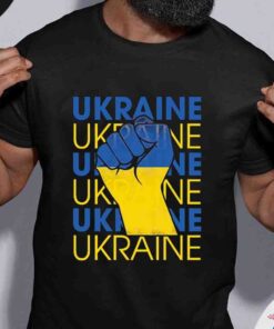 Support Ukraine I Stand With Ukrainian Flag Shirt