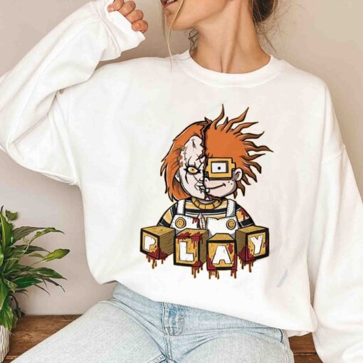 Chucky Chuckie Rugrats Unisex Shirt Match Jordan 13 Retro Del Sol