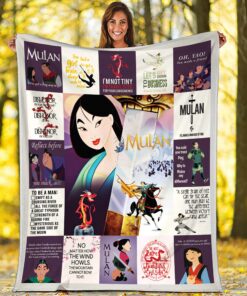Disney Mulan Mushu Quilt Blanket
