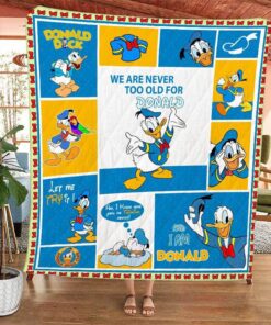 Donald Duck Disney Cartoon Quilt Blanket