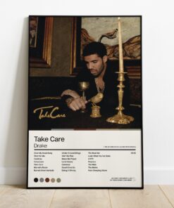 Drake Take Care Tracklist Album Art Print Unframed Poster