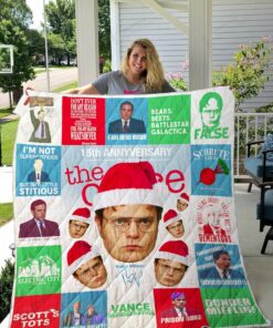 Dwight Schrute The Office Quilt Blanket