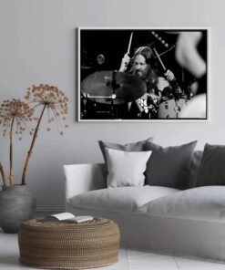 Foo Fighter Band Taylor Hawkins 1972-2022 Canvas Poster