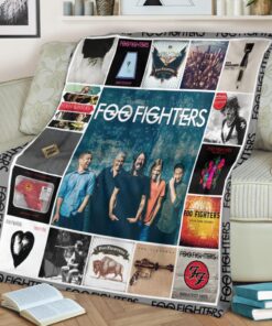 Foo Fighters Album Covers Quilt Blanket