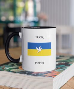 Fuck Putin Stand With Ukraine Anti Coffee Mug