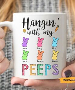 Hangin’ With My Peeps Easter Personalized Mug