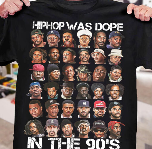 Hip Hop Was Dope In The 90s Old School T Shirt