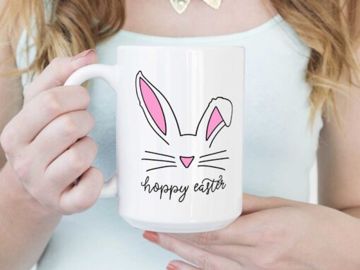 Hoppy Easter Rabbit Lovers Coffee Mug
