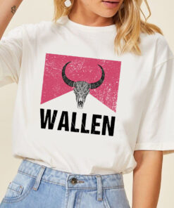 Hot Pink Wallen Bull Skull Cow Western Shirt
