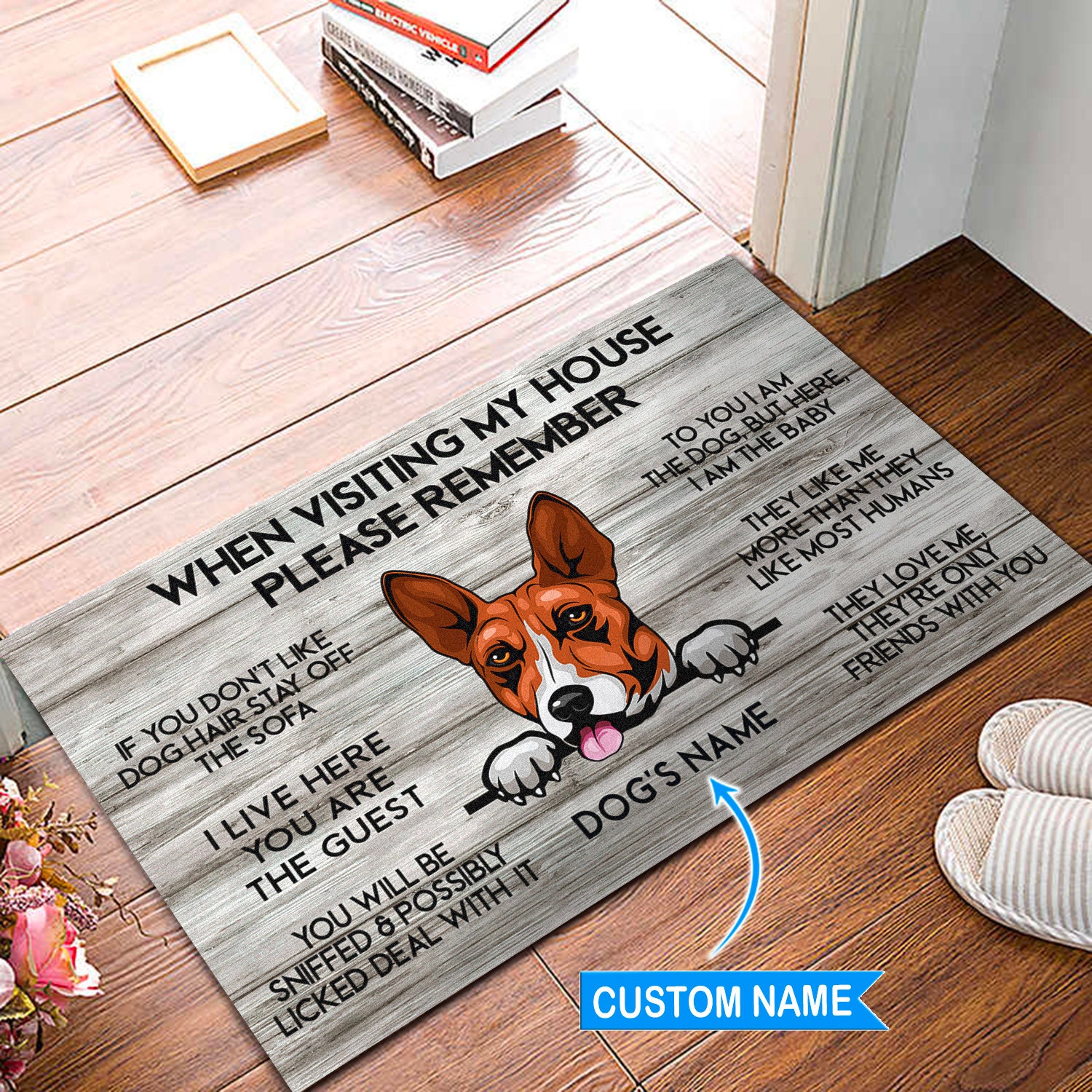 I Really Love My Dog Doormat - Funny