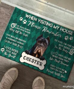 Cane Corso Visiting My House Dog Lover Doormat