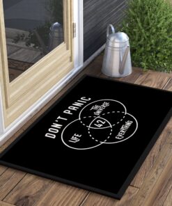 42 Is The Answer Hitchhiker’s Guide To Galaxy Doormat