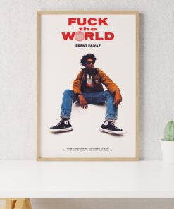 Brent Faiyaz Fuck The World Poster Album Art Print