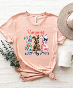 Hanging With My Peeps Funny Easter Day Shirt