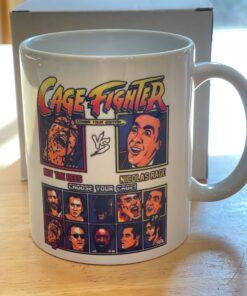 Nick Cage Nicholas Fighter Video Game Mug