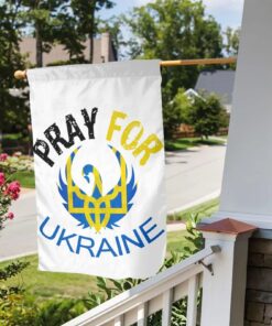 Pray for Ukraine Save Ukraine Garden Flag