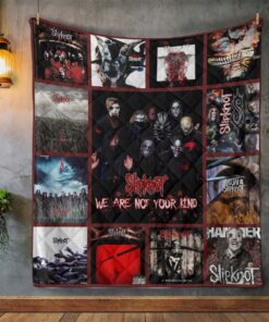 Slipknot Band Album Covers Fleece Quilt Blanket