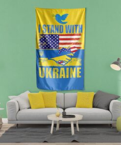 Support Ukraine Stand With Ukrainian Flag