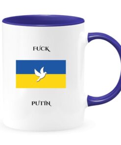 Fuck Putin Stand With Ukraine Anti Coffee Mug