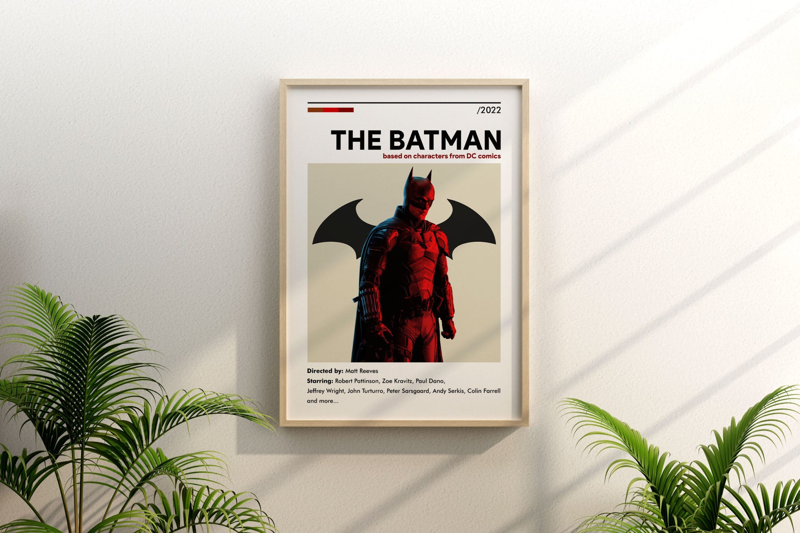 The Batman 2022 Poster Robert Pattinson DC Comics Superhero