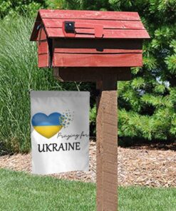 Pray for Ukraine We Support Ukraine Garden Flag