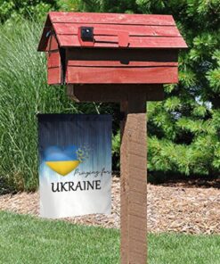 Pray For Ukraine Stand With Decorative Garden Flag