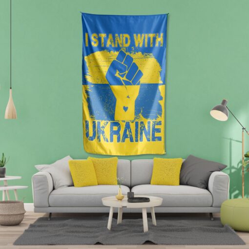 Pray For Ukraine I Stand With Save Flag