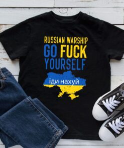 Go F*ck Yourself Russian Warship Stand With Ukraine Hoodies