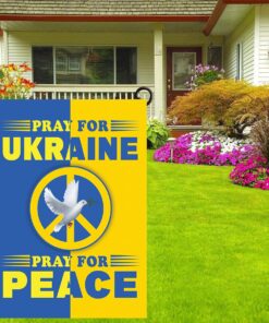 Ukraine National Flags Pray For Garden Banner Flag