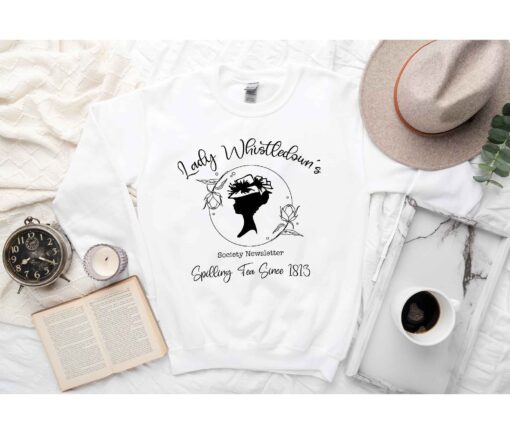 Spill The Tea Lady Whistledown’s Society Papers Bridgerton Unisex Shirt
