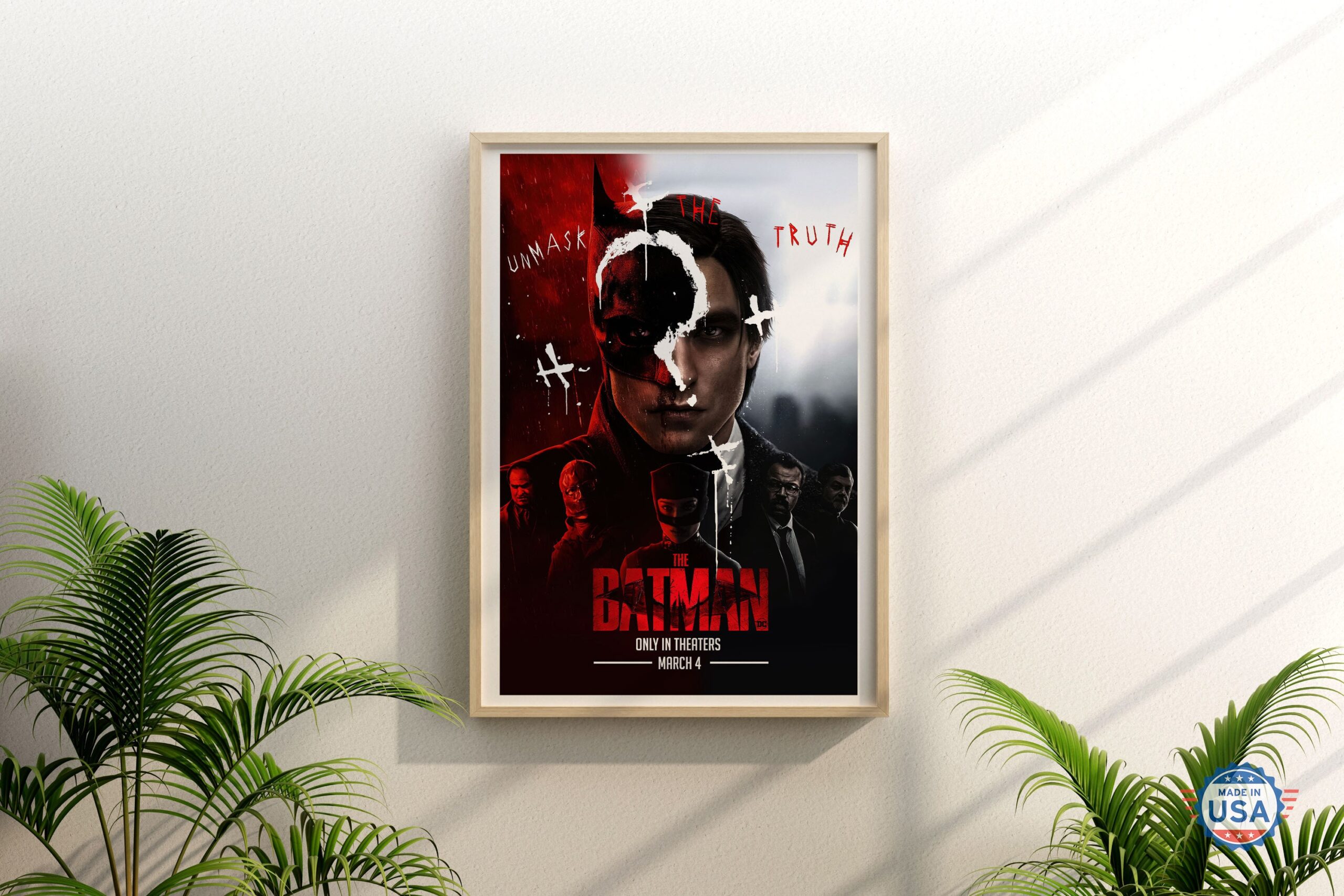 The Batman Movie 2022 Wall Art Film Poster