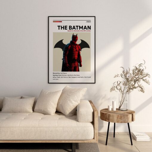 The Batman 2022 Poster Robert Pattinson DC Comics Superhero