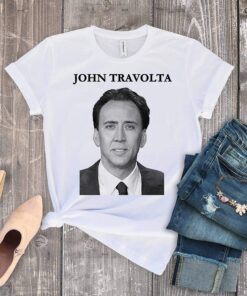 Nicolas Cage Signed By As John Travolta Face Off T Shirt