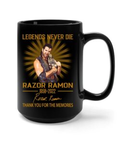 Legend Never Die Scott Hall Razor Ramon Memories Mug