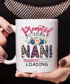 Promoted To Great Nani Est 2022 Mug