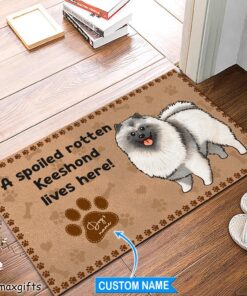 Keeshond Gift For Dog Lovers Doormat
