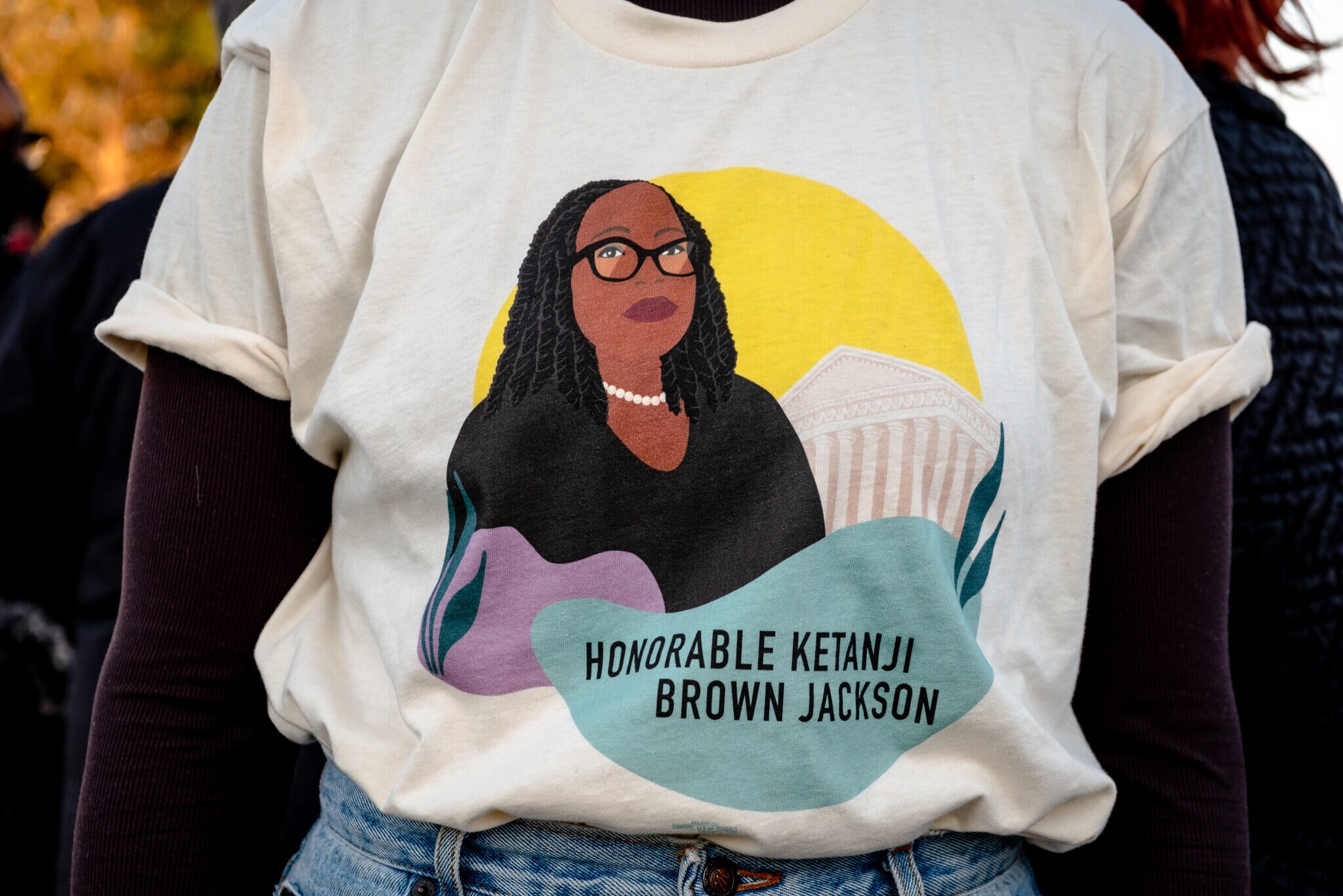 Ketanji Brown Jackson History In The Making Scotus 2022 KBJ Feminist Political Yard Sign Double Sided Yard Sign