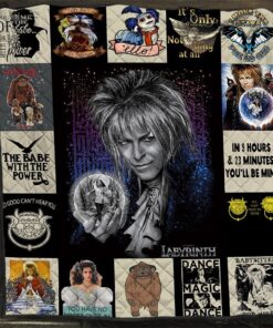 Labyrinth Bowie Movie Film Poster Fan Lover Blanket