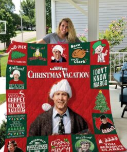 National Lampoon’s Christmas Vacation Clark Griswold Quilt Blanket