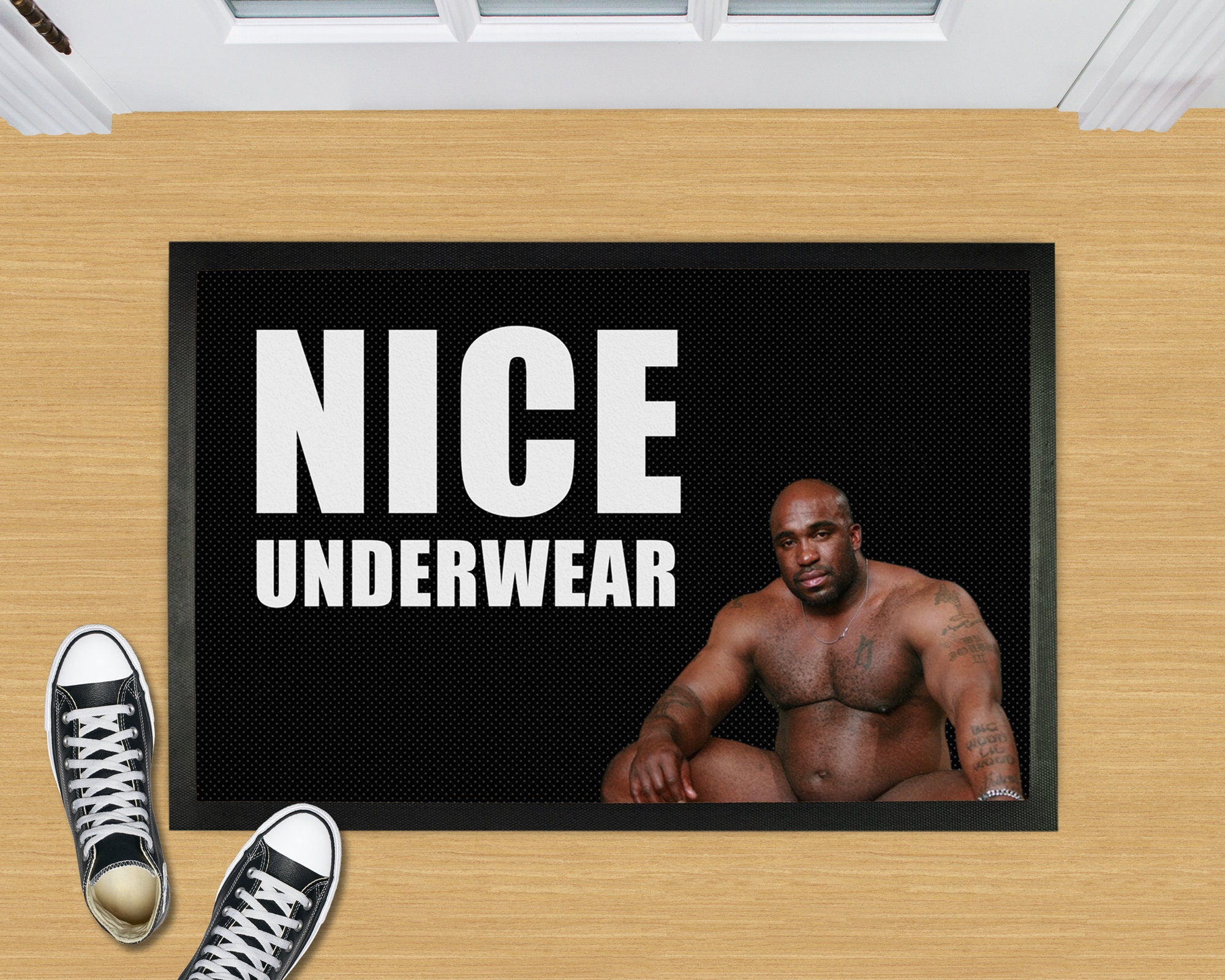 Nice Underwear Take Off Doormat Barry Wood Meme – Teeholly
