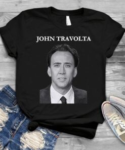 Nicolas Cage Signed By As John Travolta Face Off T Shirt