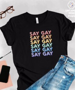 Say Gay Florida LGBTQ Ally Rights Unisex T Shirt
