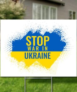 Support For Ukraine No War Solidarity Sign