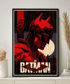 The Batman 2022 Movie Canvas Poster Robert Pattinson