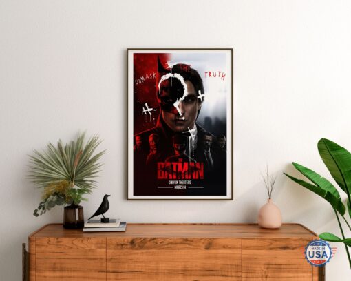 The Batman Movie 2022 Wall Art Film Poster
