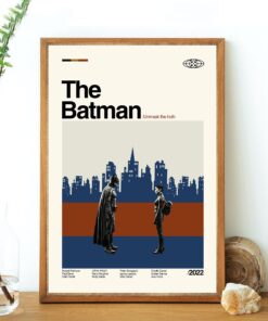The Batman Robert Pattinson Minimalist Movie Poster