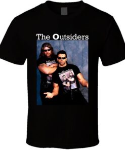 The Outsiders Wrestling Stable Tag Team Kevin Nash Scott Hall T Shirt