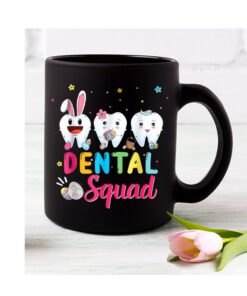 Tooth Dental Squad Assistant Easter Day Mug