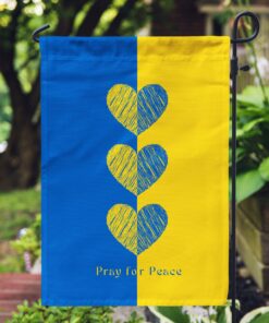 Ukraine Pray For Peace Garden Yard Flag